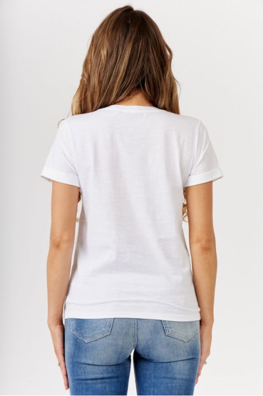 GUESS White women's t-shirt...