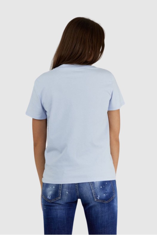 GUESS Tricou albastru...