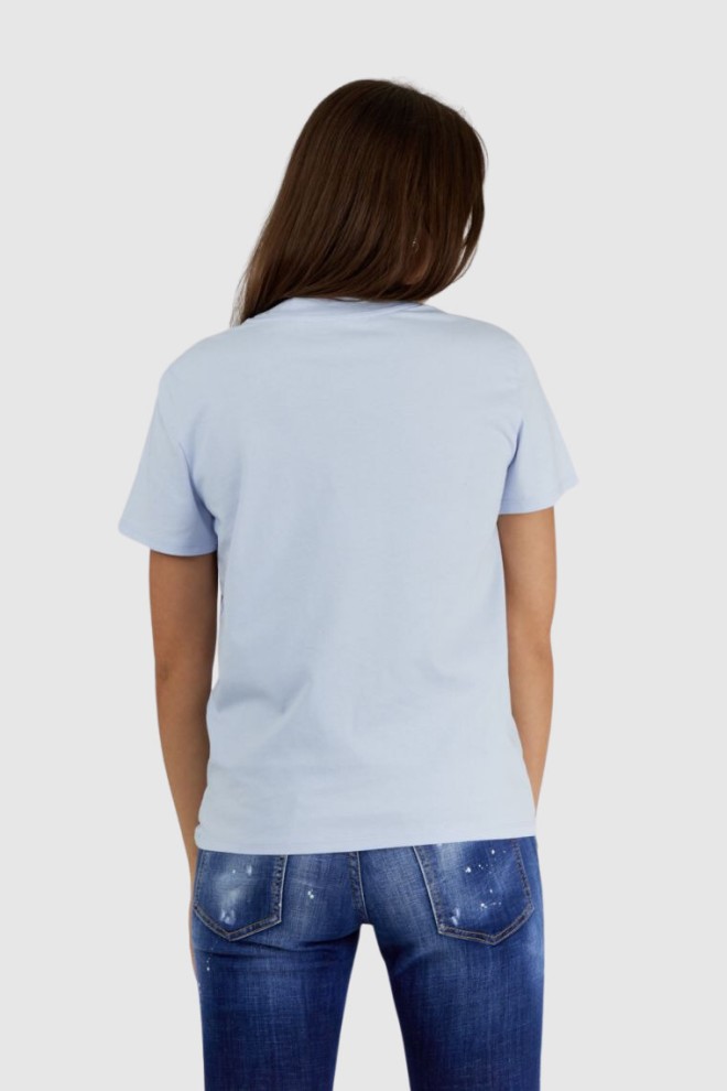 GUESS Tricou albastru pentru femei cu logo vintage