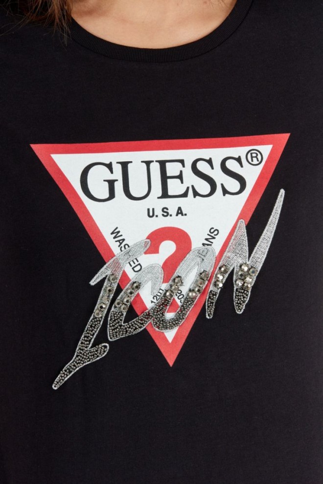 GUESS Black women's icon t-shirt