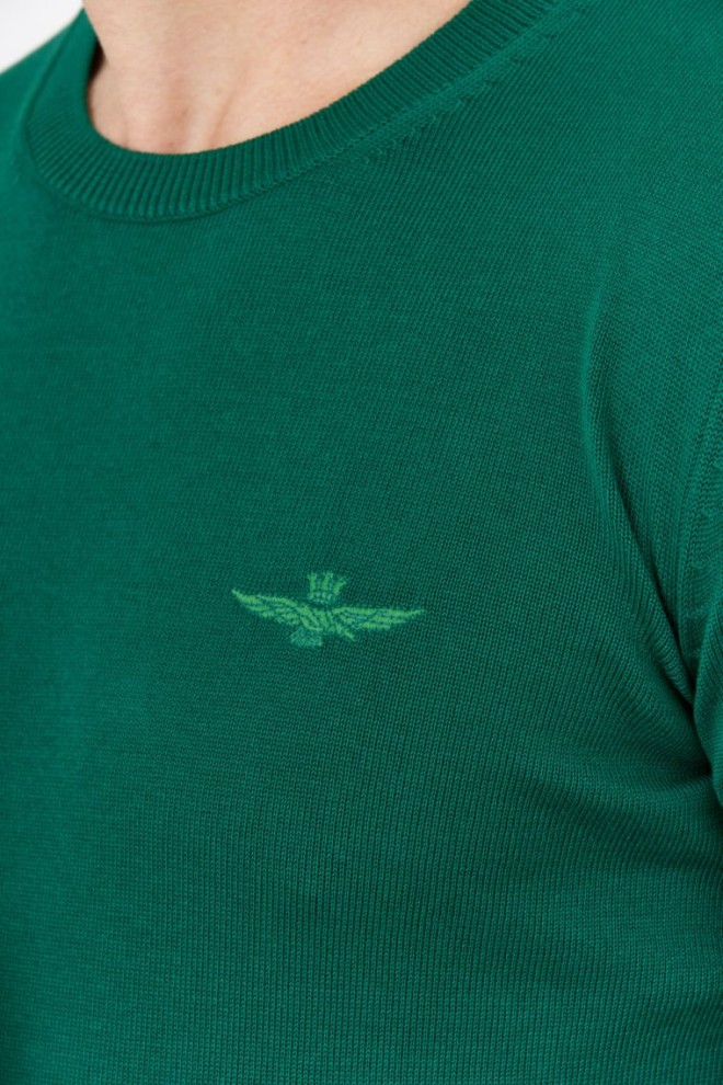 AERONAUTICA MILITARE Green men's sweater