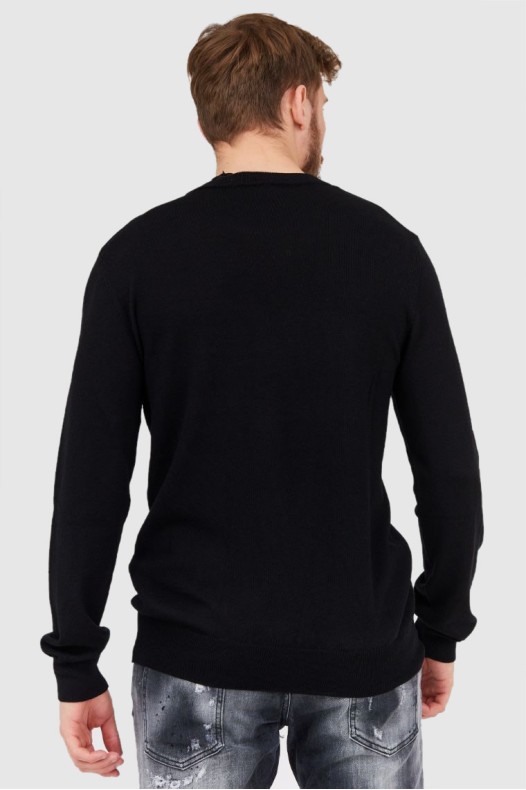 BALMAIN Pulover negru...