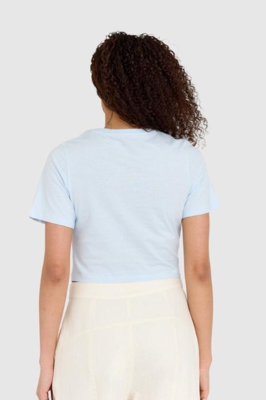 GUESS Tricou piercing cu...