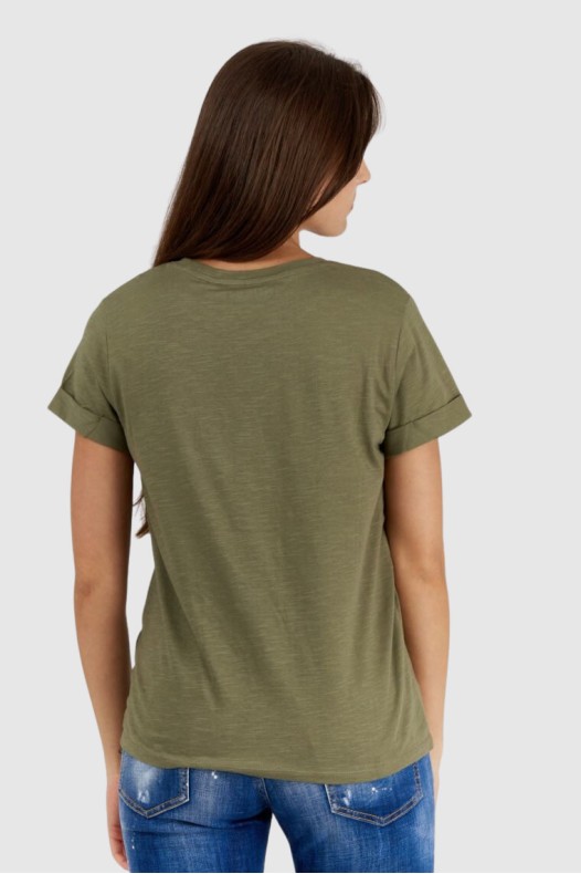 GUESS Women's olive t-shirt...