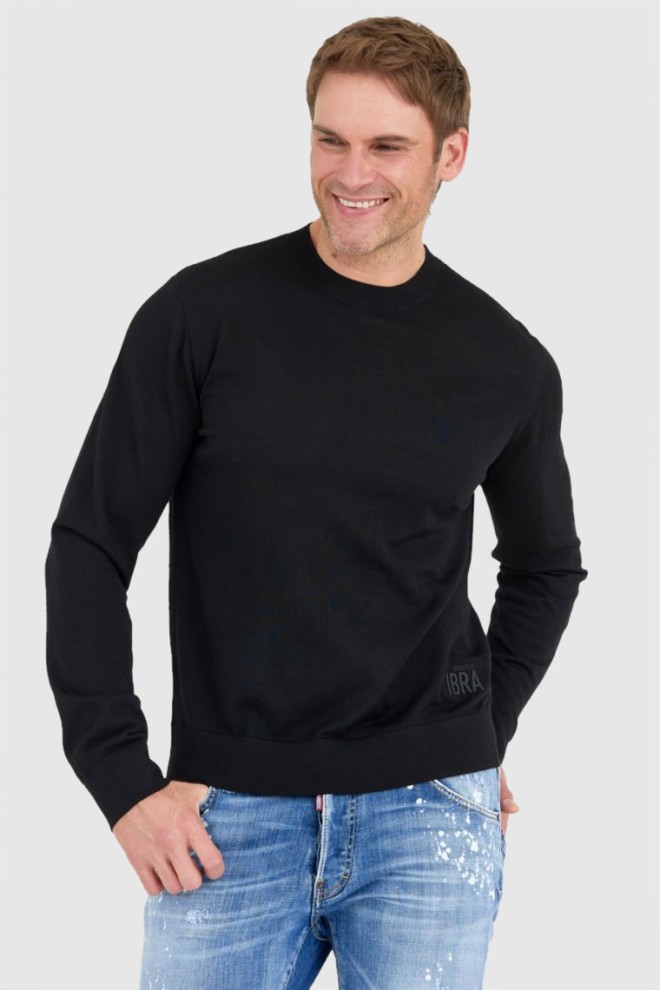 DSQUARED2 Pulover negru pentru bărbați ibra