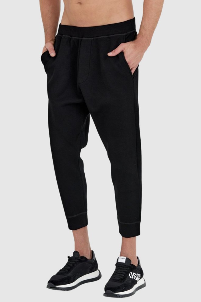 DSQUARED2 Black pants ibra black on black