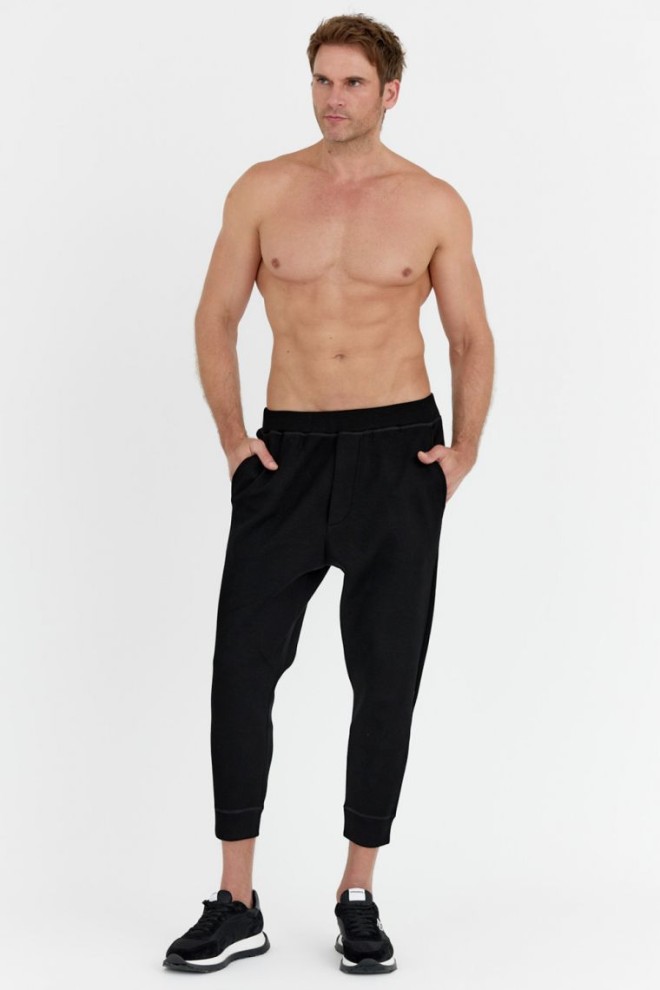 DSQUARED2 Black pants ibra black on black