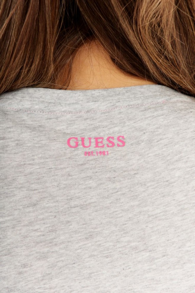 GUESS Tricou iconic gri pentru femei