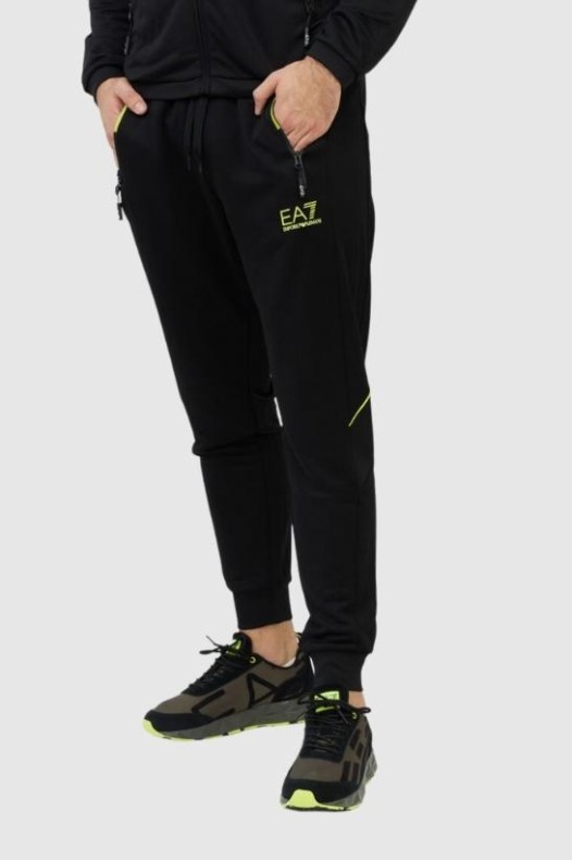 EA7 Black pants with neon...