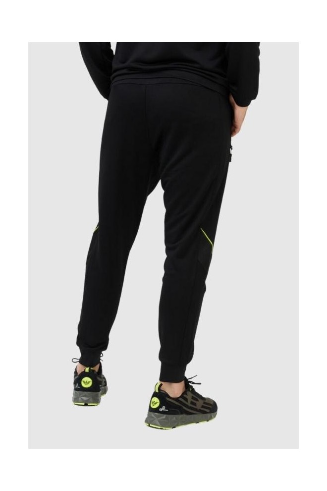 EA7 Black pants with neon accents