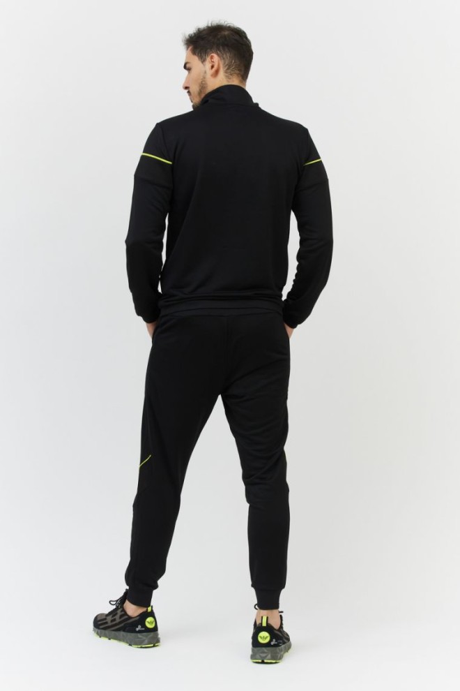 EA7 Black pants with neon accents