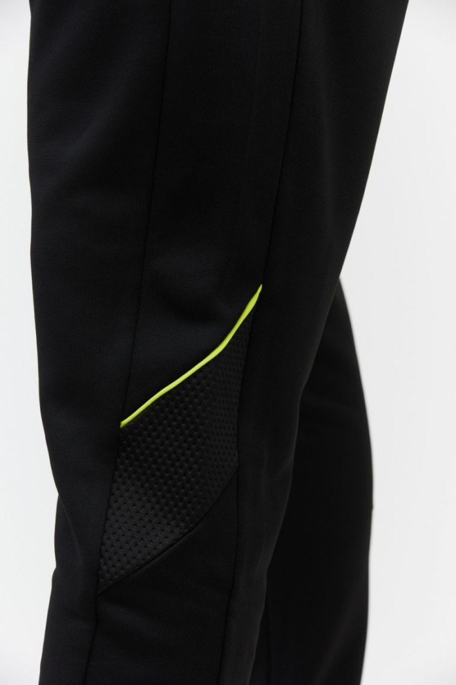 EA7 Black pants with neon accents