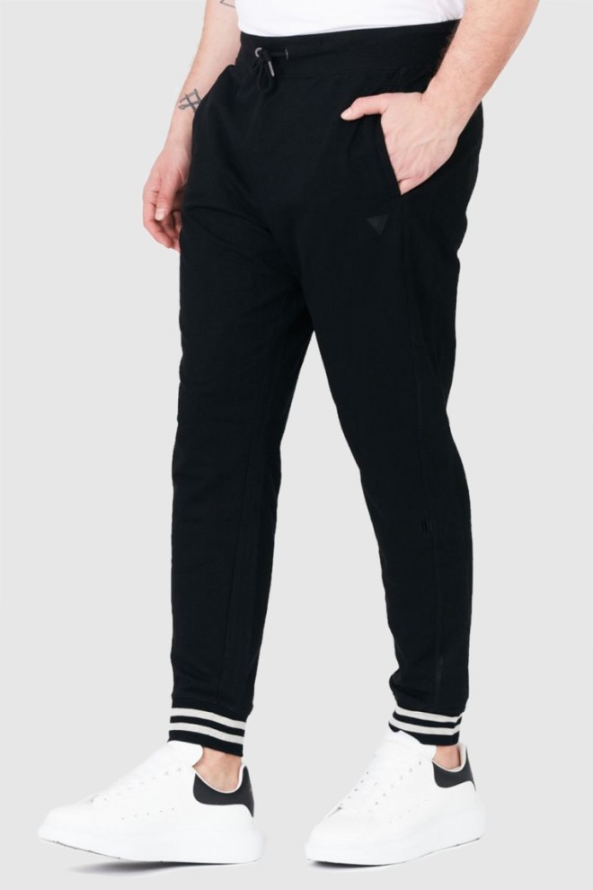 Pantaloni de trening pentru bărbați GUESS Black