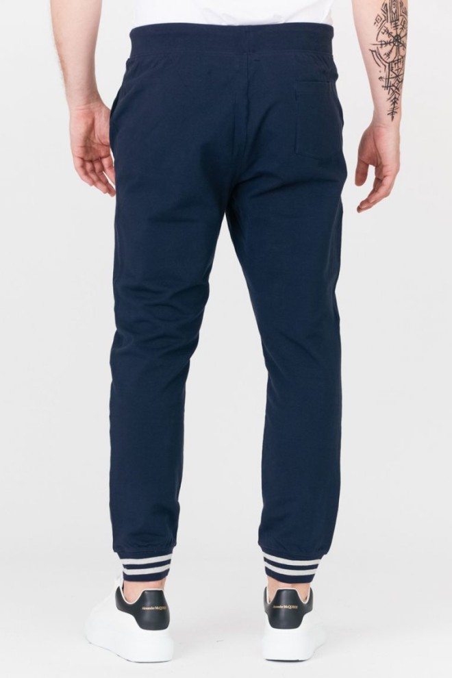 Pantaloni de trening GUESS albastru marin pentru bărbați
