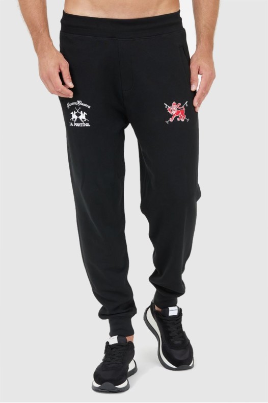 LA MARTINA Black sweatpants...