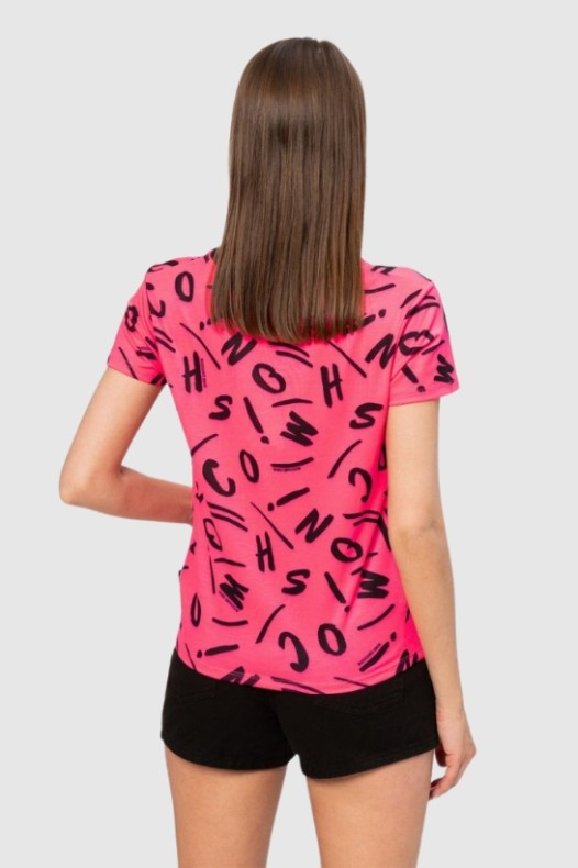 MOSCHINO Tricou roz pentru...