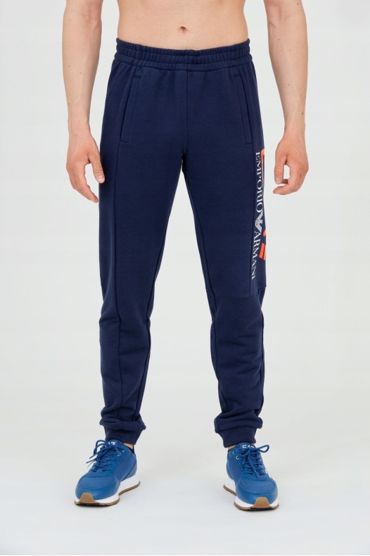 EA7 Long navy blue sweatpants