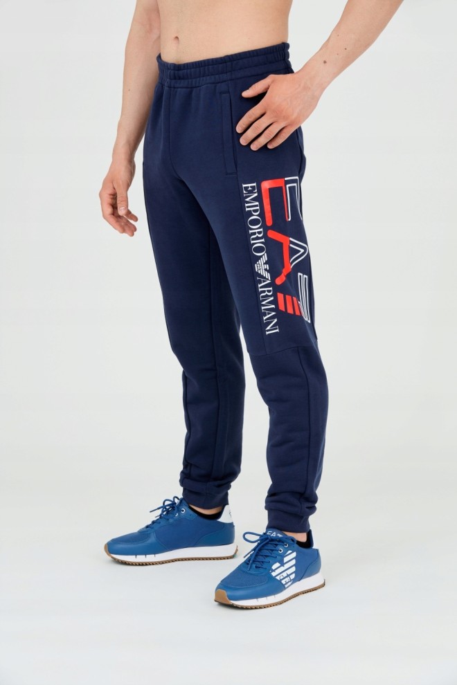 EA7 Long navy blue sweatpants