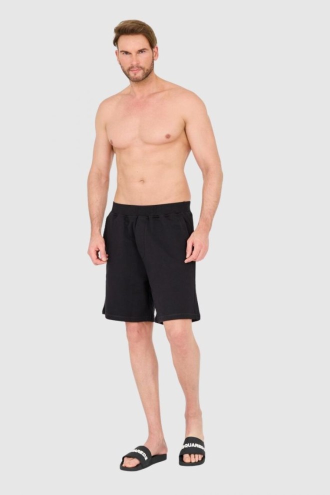 DSQUARED2 Men's black cotton shorts