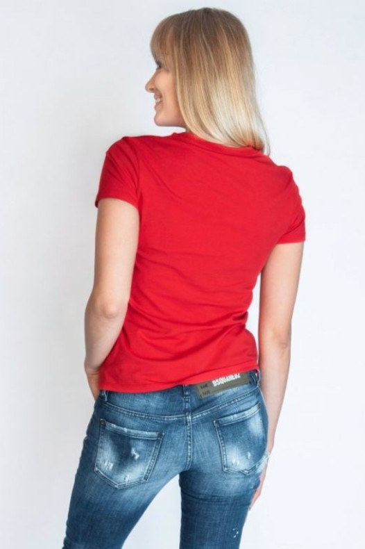 MOSCHINO Tricou roșu pentru...