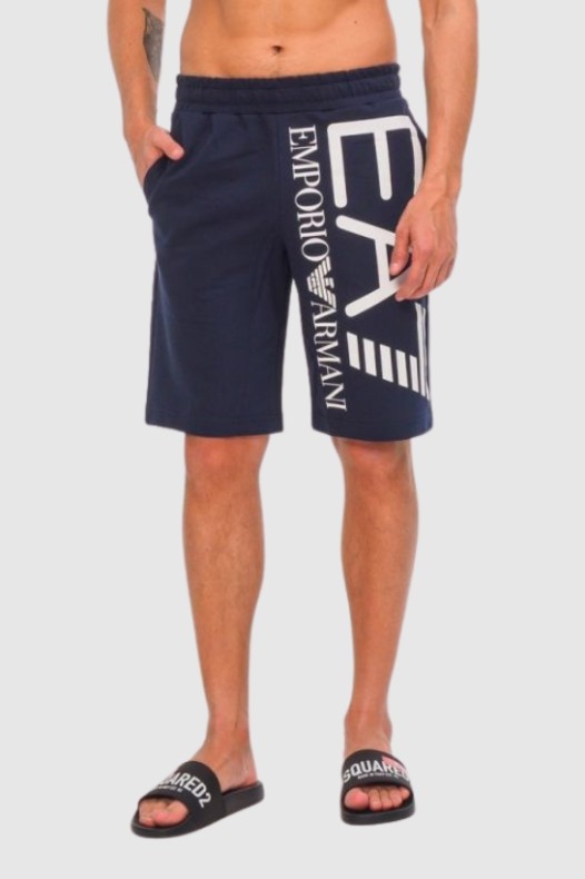 EA7 Navy blue cotton shorts...