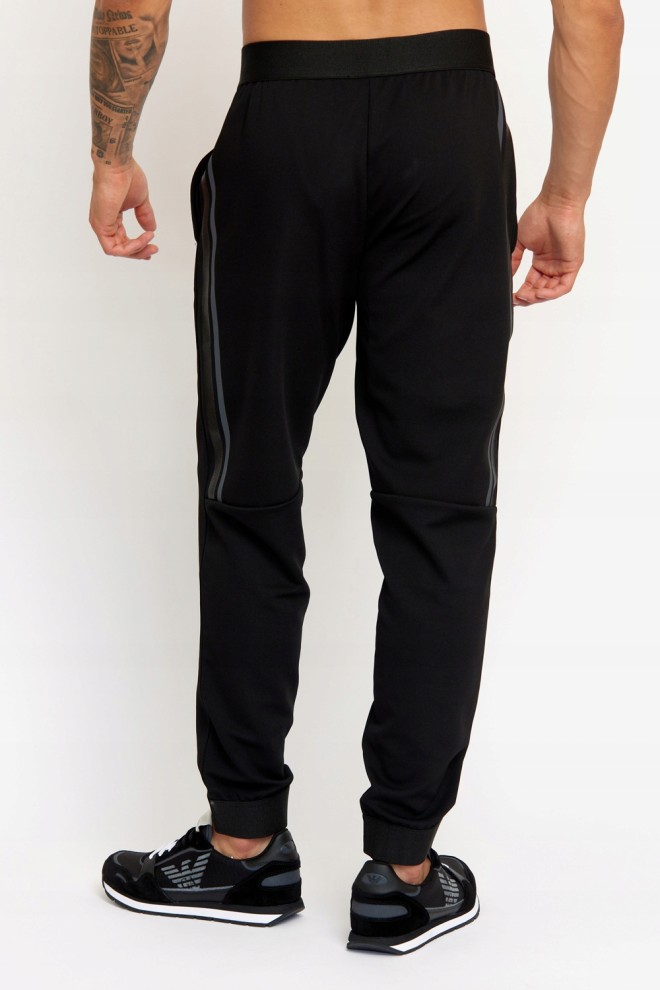 EA7 Pantaloni de trening pentru bărbați cu dungi