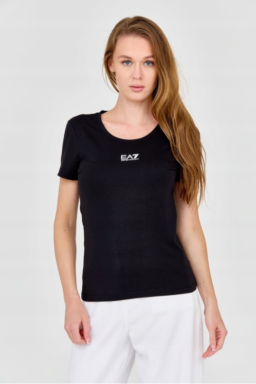 EA7 Damski t-shirt czarny z...
