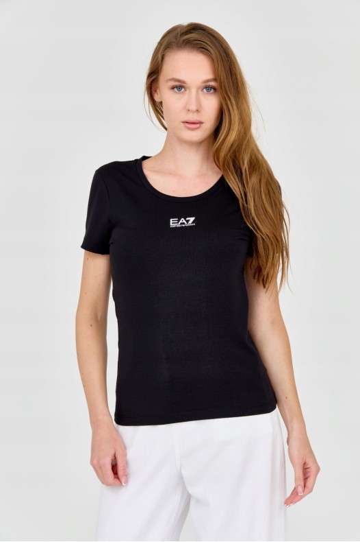 EA7 Women's black t-shirt...