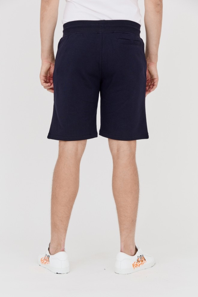 GUESS Navy blue men's sweat shorts