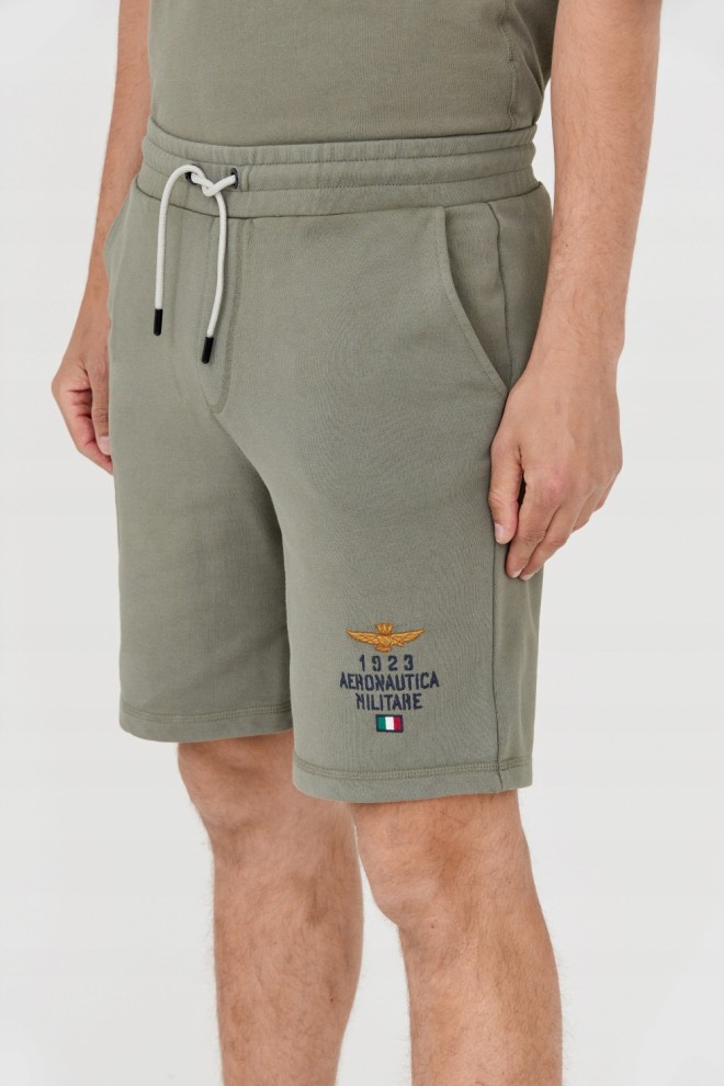 AERONAUTICA MILITARE Men's green Bermuda shorts