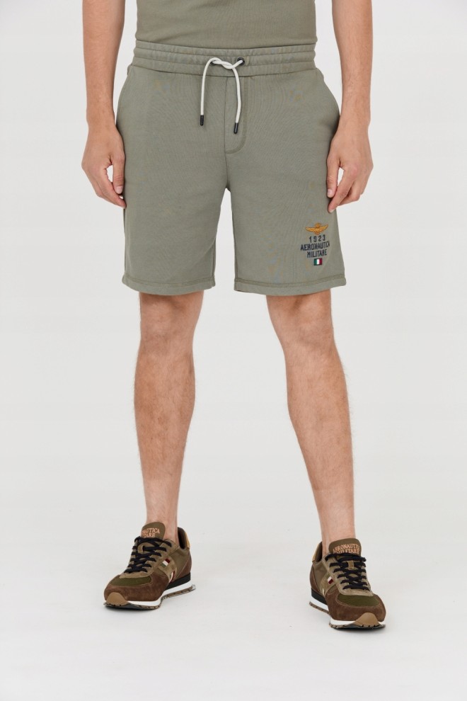 AERONAUTICA MILITARE Men's green Bermuda shorts