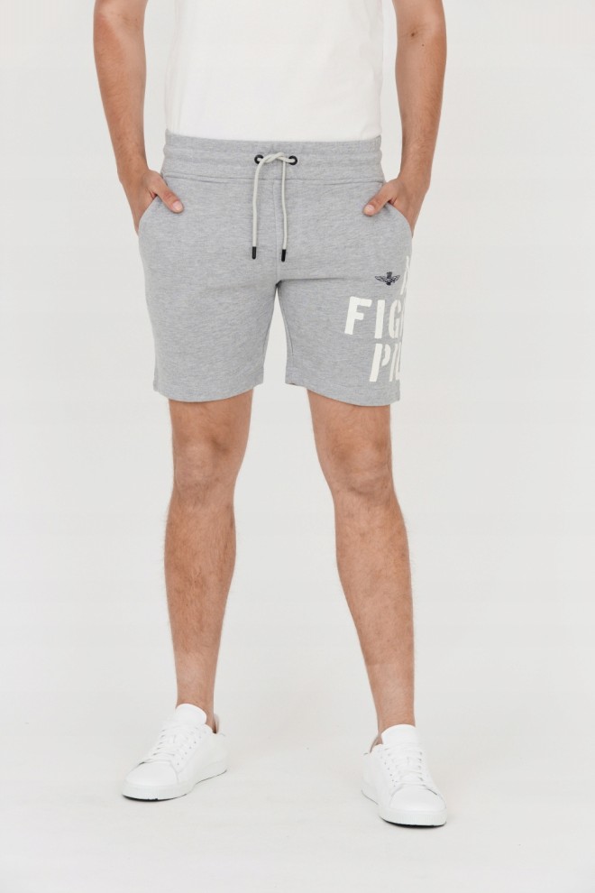 AERONAUTICA MILITARE Men's grey Bermuda shorts