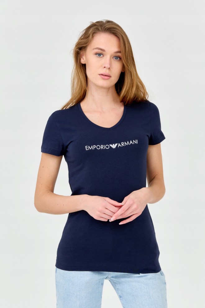 EMPORIO ARMANI Women's navy blue t-shirt