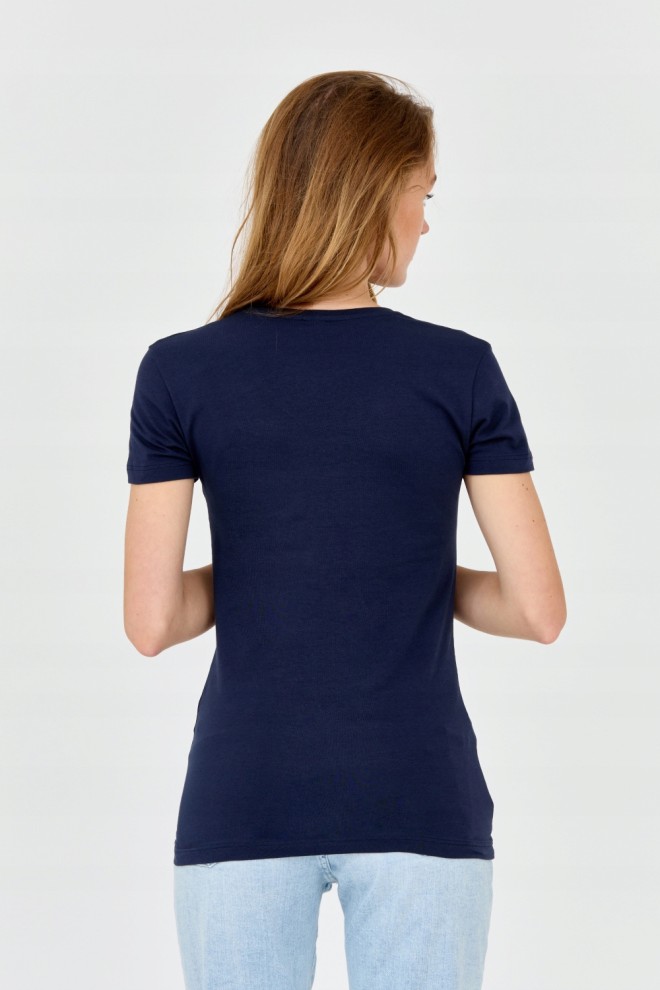 EMPORIO ARMANI Women's navy blue t-shirt