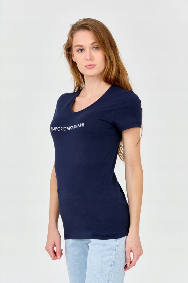 EMPORIO ARMANI Women's navy blue t-shirt