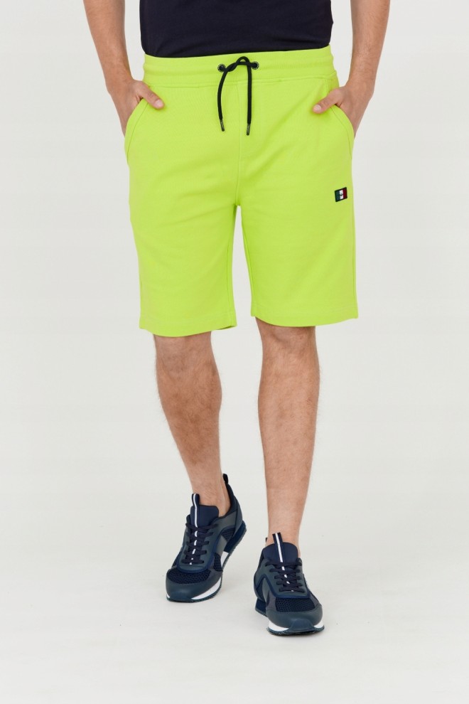 AERONAUTICA MILITARE Bermude de trening verzi pentru bărbați