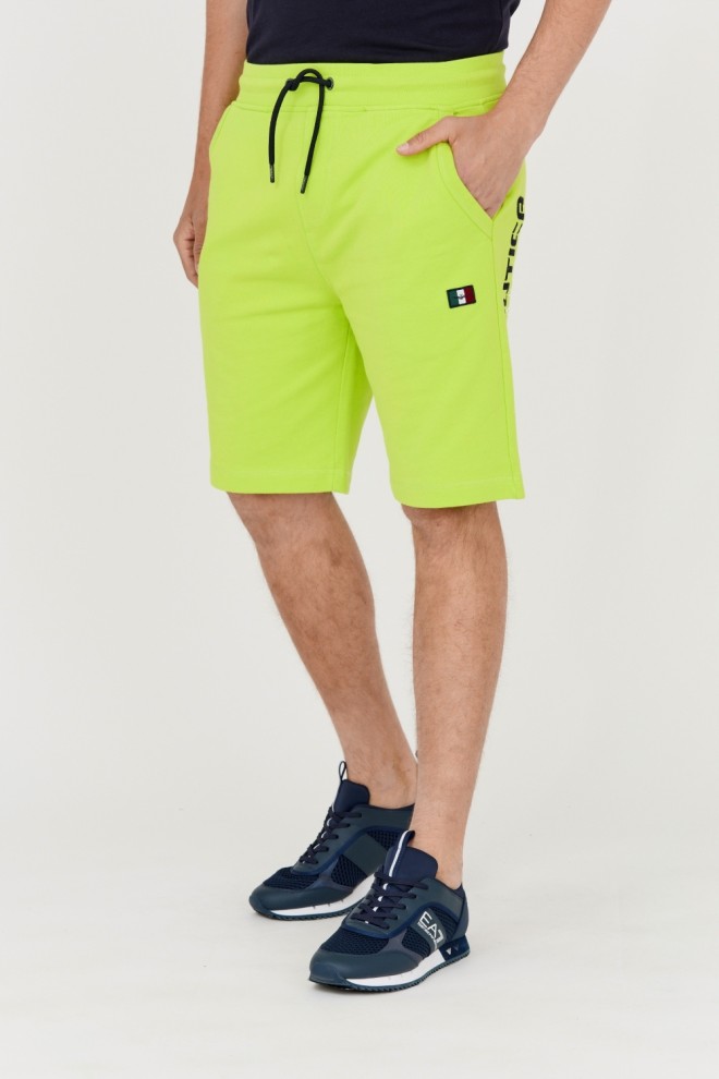 AERONAUTICA MILITARE Bermude de trening verzi pentru bărbați