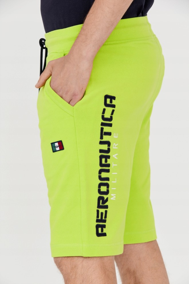 AERONAUTICA MILITARE Green tracksuit bermudas