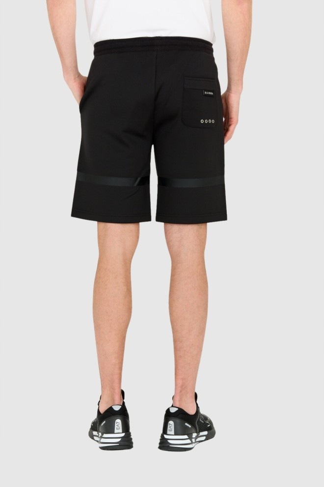 LA MARTINA Black Men's Regular Fit Shorts