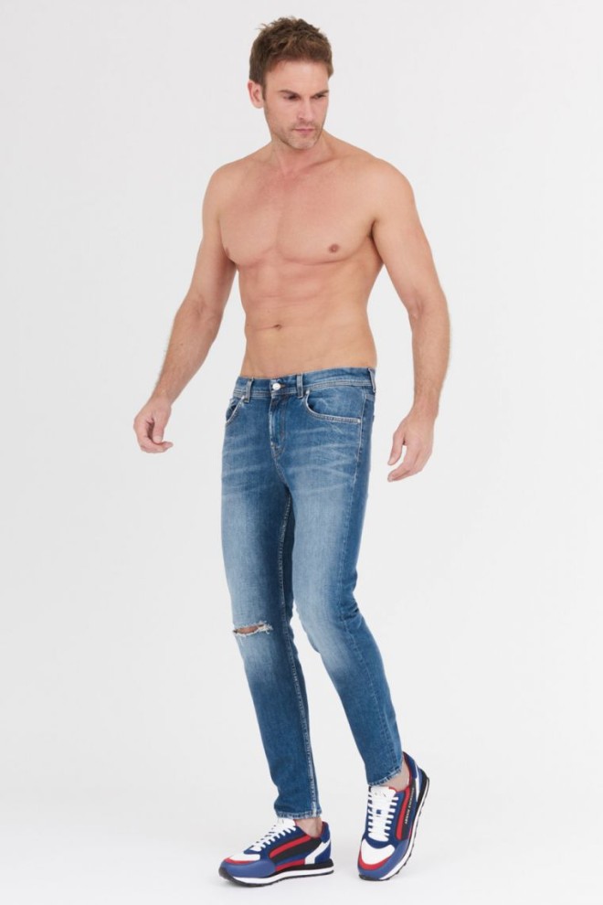 7 FOR ALL MANKIND Blue men's SLIMMY TAPERED jeans