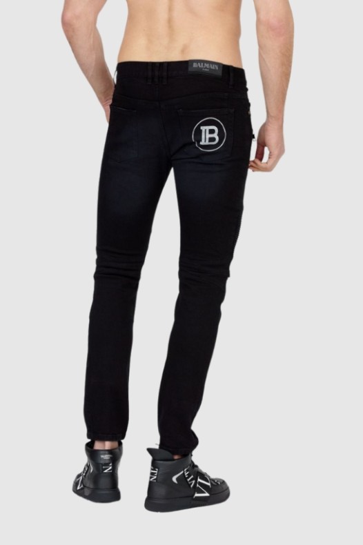 BALMAIN Black men's jeans...