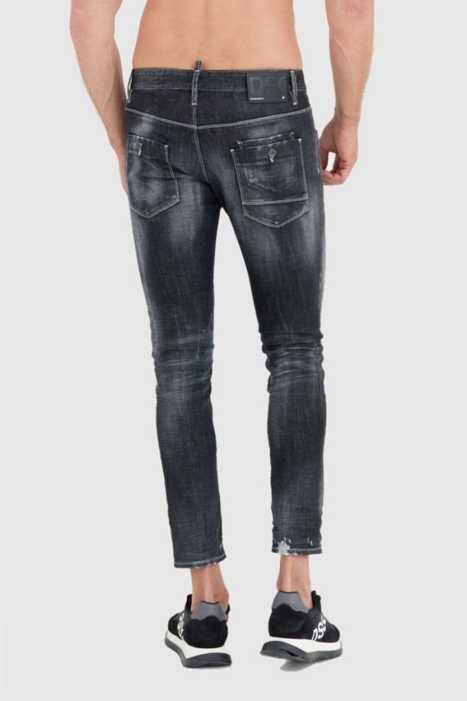 DSQUARED2 Black jeans black clean wash skater jeans