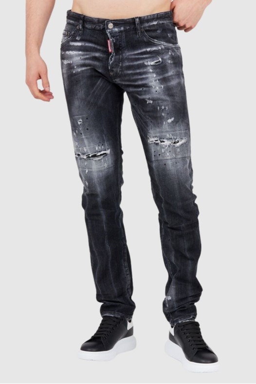 DSQUARED2 Czarne jeansy...