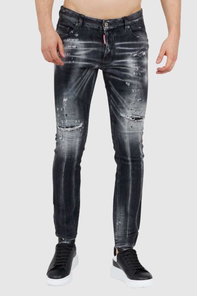 DSQUARED2 Black men's super twinky jeans