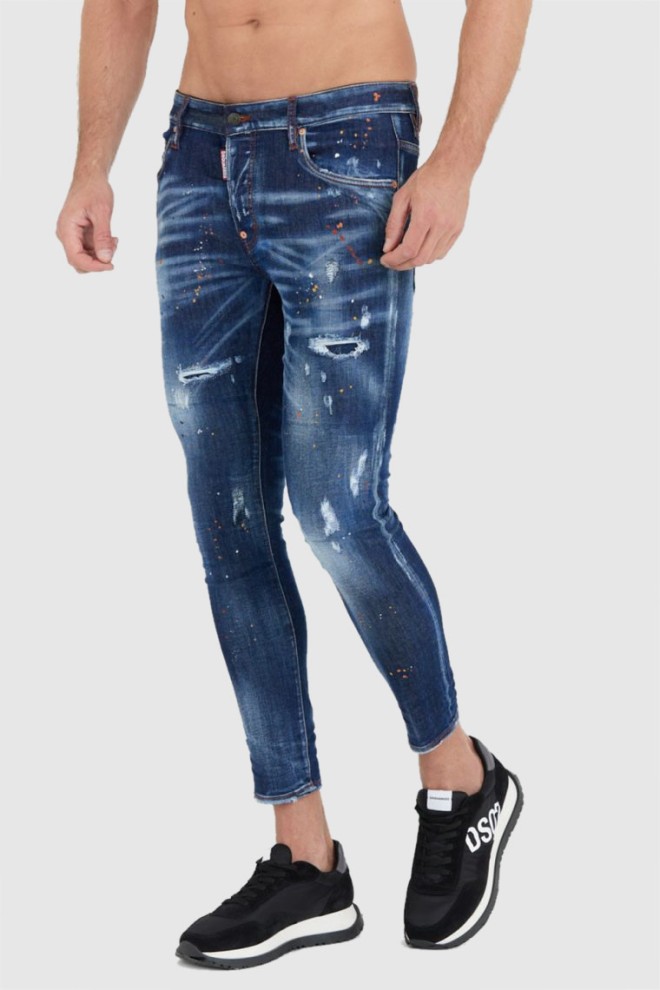 DSQUARED2 Navy blue super twinkie jeans