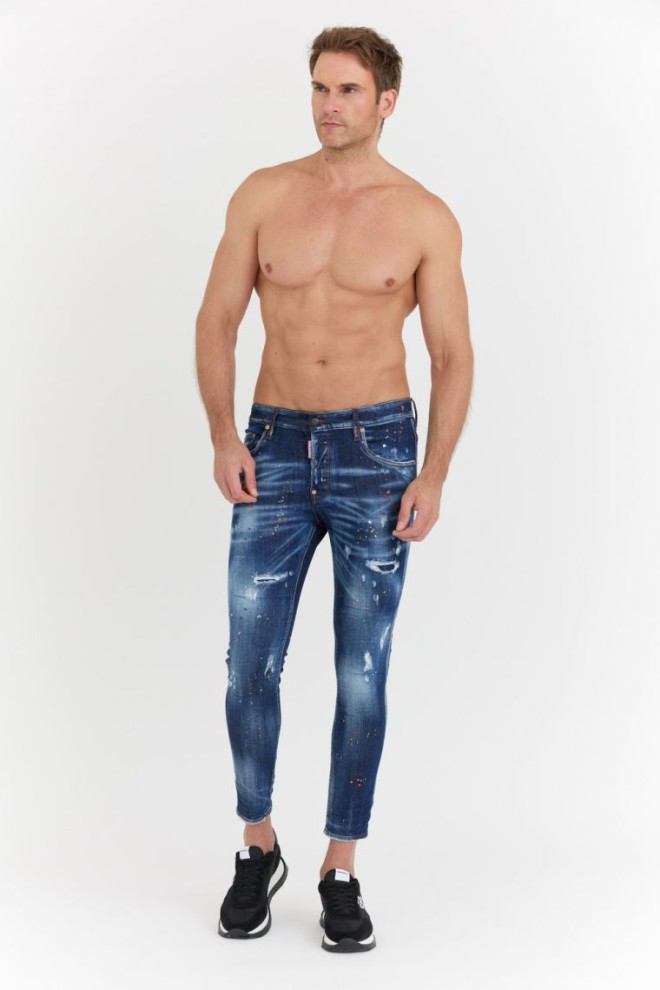 DSQUARED2 Navy blue super twinkie jeans