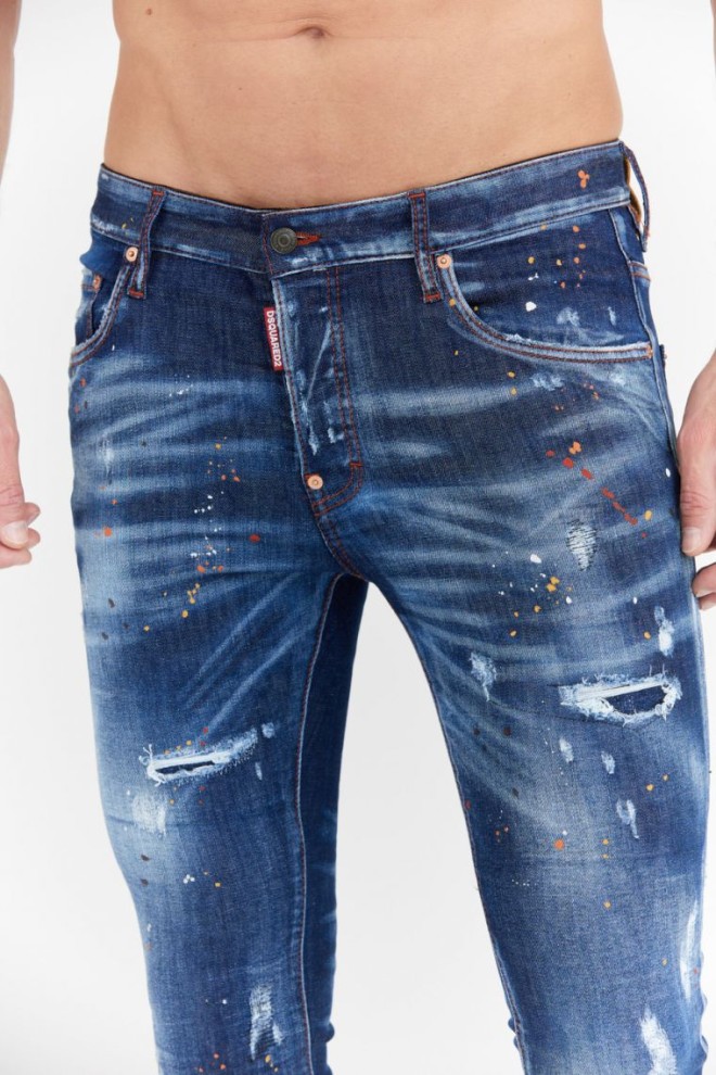 DSQUARED2 Navy blue super twinkie jeans