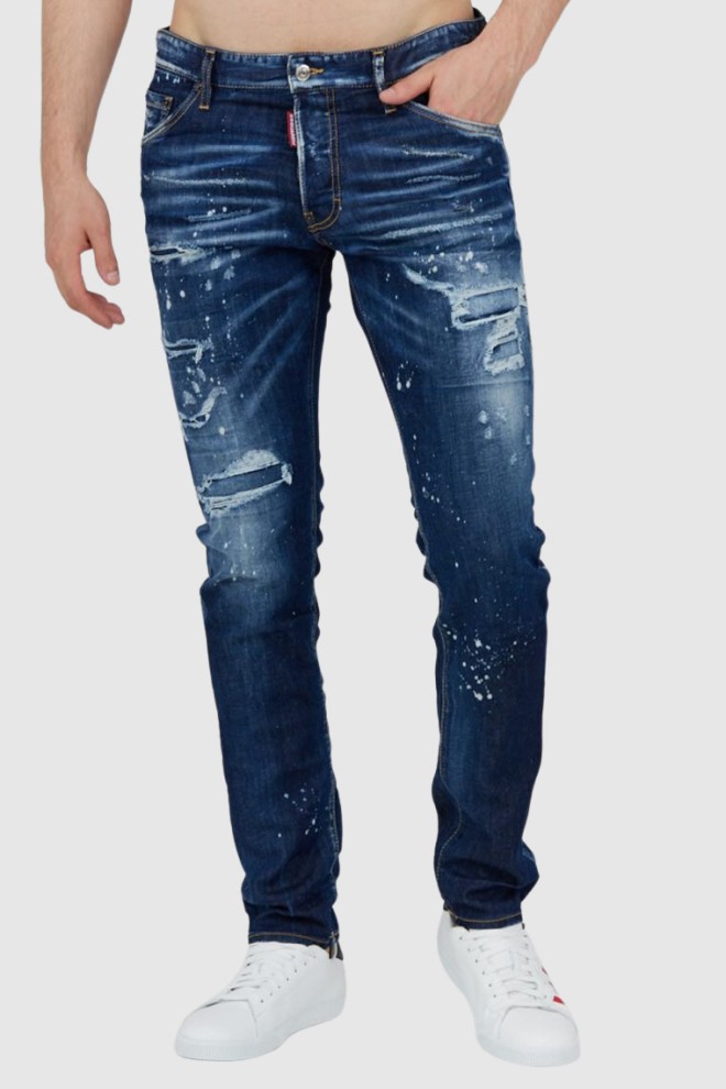 DSQUARED2 Navy blue men's cool guy jeans