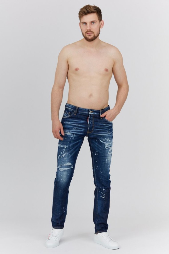 DSQUARED2 Navy blue men's cool guy jeans