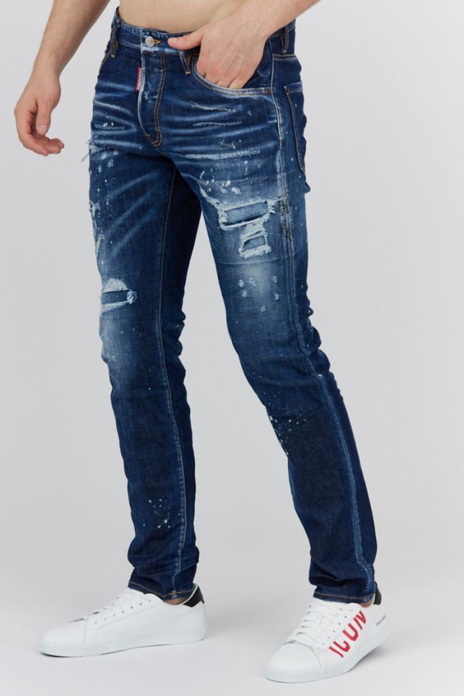 DSQUARED2 Navy blue men's cool guy jeans